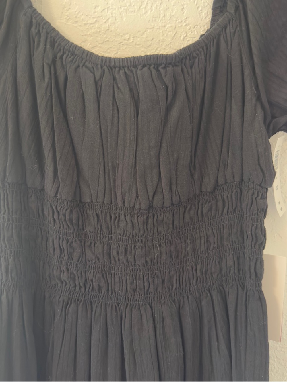 NWT Aritzia Sunday Best Black Kay Puff Sleeve Mini Dress - Picture 6 of 6